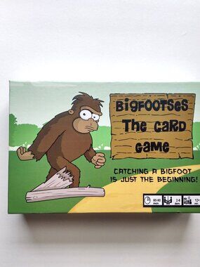 Bigfootses The Card Game 2014 Cryptid Hunting Card Game Bigfoot Yeti Loch Ness